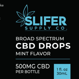 Alternative view of Broad Spectrum CBD Tincture with Hemp Seed